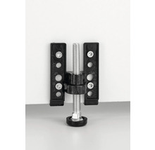 Bloc cuisine complète Held Möbel PISA 330 cm façade chêne sauvage mate, corps graphite variante réversible