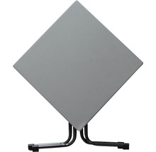 Quadratischer Klapptisch mit Metallgestell