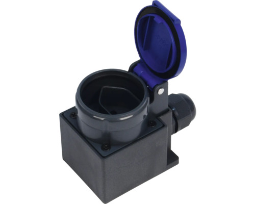 Anschlussdose mit geöffnetem Deckel