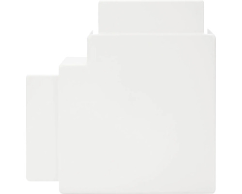 Weisses Dokumentenablage mit drei Fächern für Büroorganisation