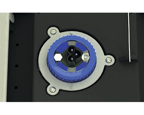 Connecteur tripolaire pour alimentation électrique