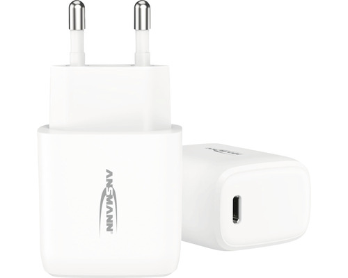 Weisses USB-C-Ladegerät von Ansmann
