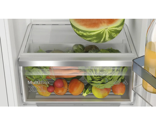 Réfrigérateur rempli avec MultiBox XXL pour fruits et légumes