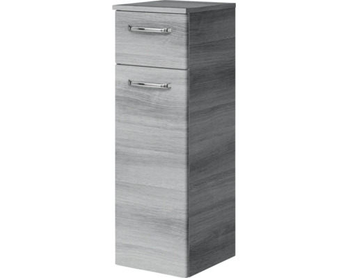 Badmöbel Hochschrank mit zwei Schubladen