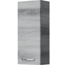 Armoire suspendue imitation bois avec poignée