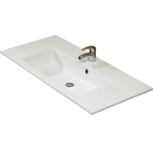 Plan de toilette avec vasque et robinetterie