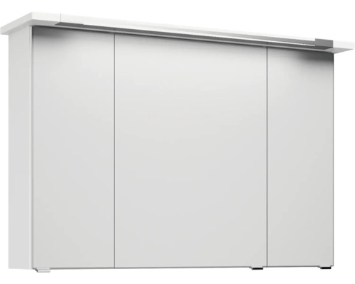 Weißer Hängeschrank mit drei Türen für das Badezimmer