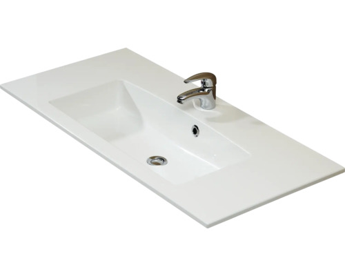 Waschtischplatte mit Becken und Armatur