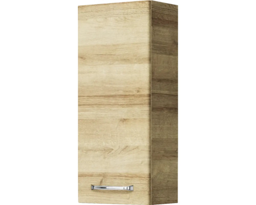 Hängeschrank aus Holz mit Metallgriff