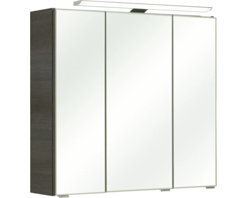 Spiegelschrank mit drei Türen und Beleuchtung