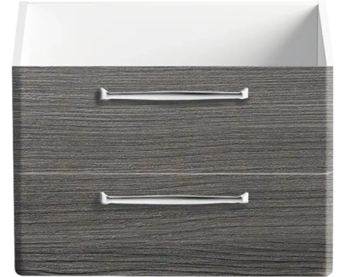 Unterschrank mit zwei Schubladen und Griffen