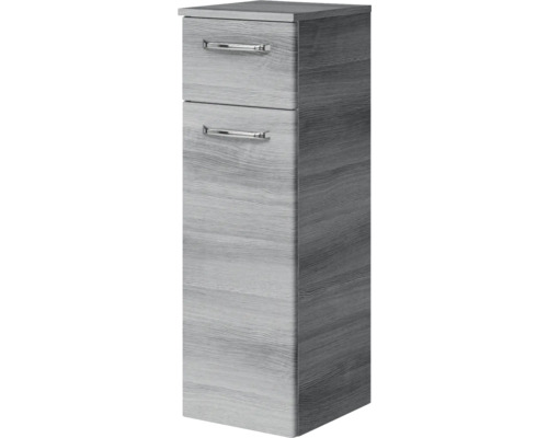 Meuble de salle de bains avec deux tiroirs et poignées