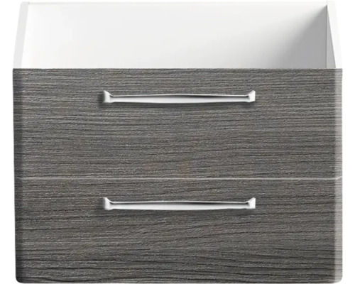 Unterschrank mit zwei Schubladen und horizontalen Griffen