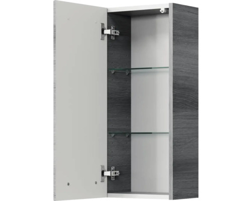 Offener Bad Spiegelschrank mit Glasablagen