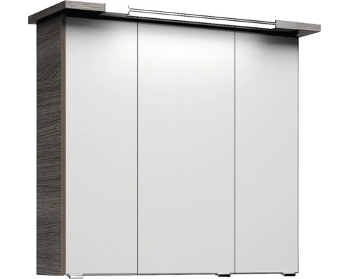 Spiegelschrank mit drei Türen und Beleuchtung