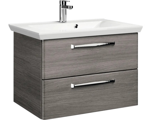 Waschtischunterschrank mit zwei Schubladen und Waschbecken