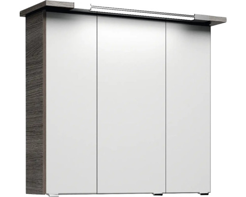 Armoire de toilette à trois portes avec éclairage