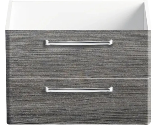 Unterschrank mit zwei Schubladen und Griffen