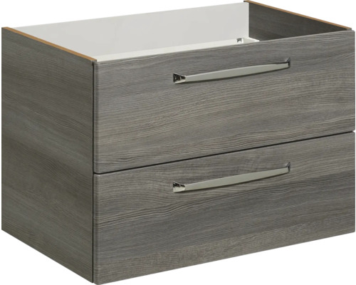 Waschbeckenunterschrank mit zwei Schubladen und Griffen