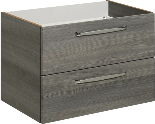 Unterschrank mit zwei Schubladen in Holzoptik für das Badezimmer