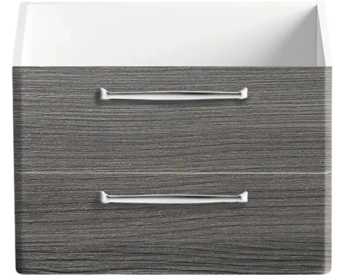 Unterschrank mit zwei Schubladen und Griffen