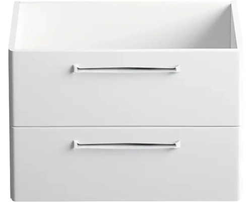 Weißer Badezimmer Unterschrank mit zwei Schubladen