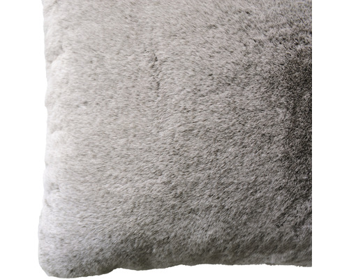 Coussin décoratif avec texture de fourrure