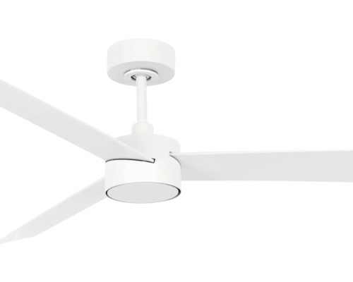 Ventilateur de plafond blanc à trois pales