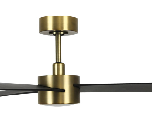 Deckenventilator mit Leuchte und Flügeln