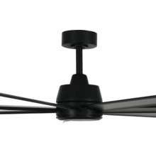 Ventilateur de plafond noir avec plusieurs pales
