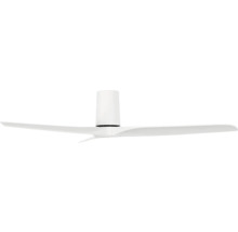 Ventilateur de plafond blanc avec trois pales
