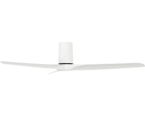 Weißer Deckenventilator mit drei Flügeln