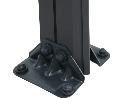 Pied de fixation pour poteau