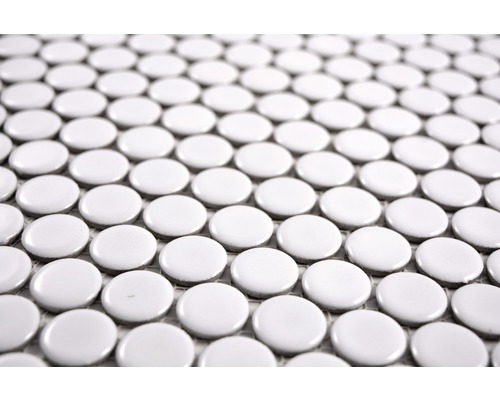 Gros plan de carreaux de mosaïque ronds