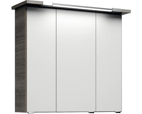 Spiegelschrank mit drei Türen und Beleuchtung