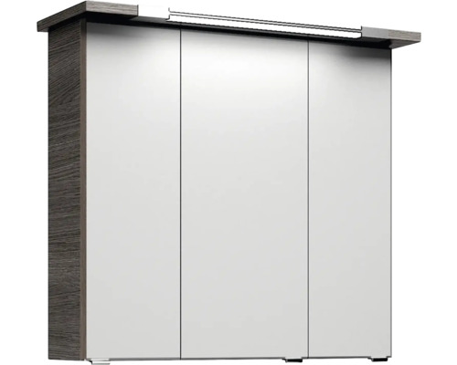 Spiegelschrank mit drei Türen und Beleuchtung