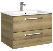 Set de meubles de salle de bains pelipal Kumba 137 cm chêne riviera 6 pièces 99.777121473