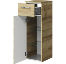 Set de meubles de salle de bains pelipal Kumba 137 cm chêne riviera 6 pièces 99.777121473