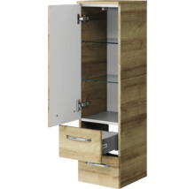 Set de meubles de salle de bains pelipal Kumba 137 cm chêne riviera 6 pièces 99.777121473