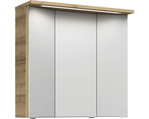 Spiegelschrank mit drei Türen und Beleuchtung
