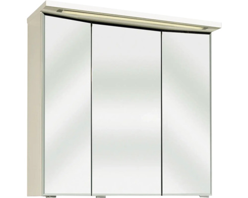 Spiegelschrank mit drei Türen und Beleuchtung