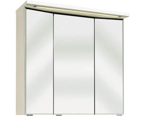 Spiegelschrank mit drei Türen und Beleuchtung