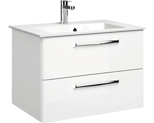 Waschtisch mit zwei Schubladen und Armatur