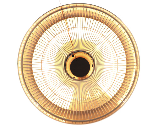 Runde Heizstrahleransicht von unten