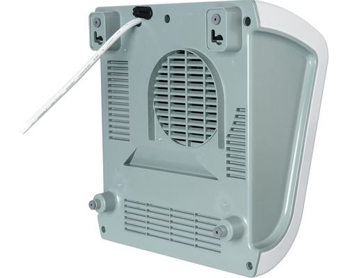 Vue arrière d''un sèche-mains électrique pour montage mural