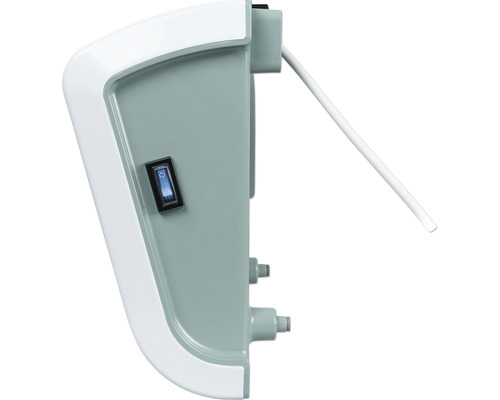 Vue détaillée d''un appareil avec interrupteur marche/arrêt et câble