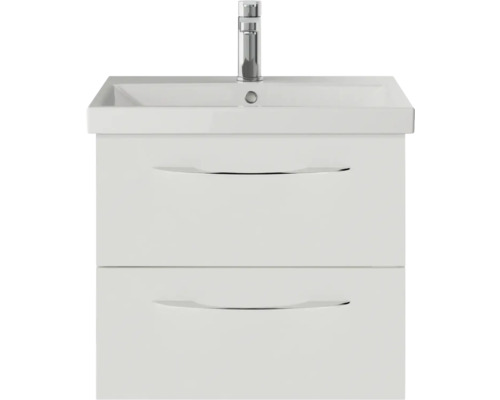 Waschtischunterschrank mit zwei Schubladen und Armatur