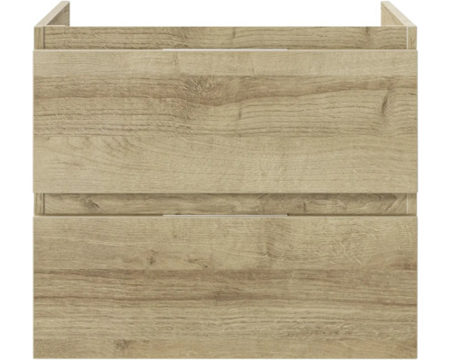 Waschtischunterschrank mit zwei Schubladen in Holzoptik