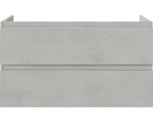 Meuble sous-lavabo avec deux tiroirs