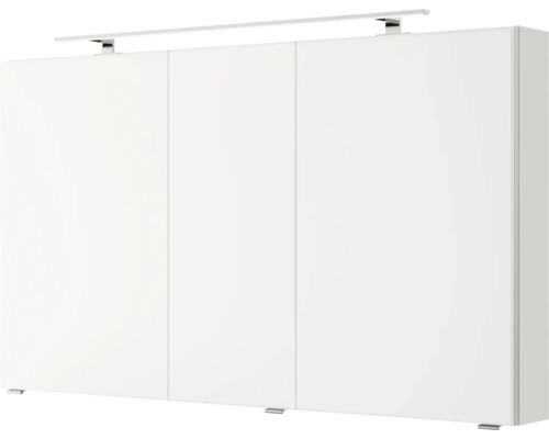 Armoire à trois portes avec éclairage